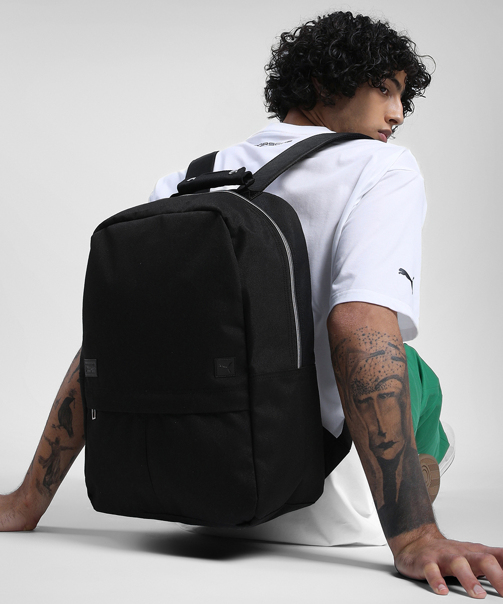 PUMA Unisex Solid Black Backpack